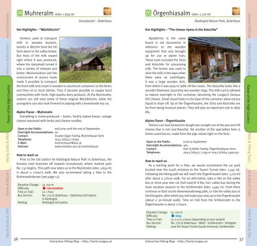 lungau summer in the hills brochure - Blasiwirt