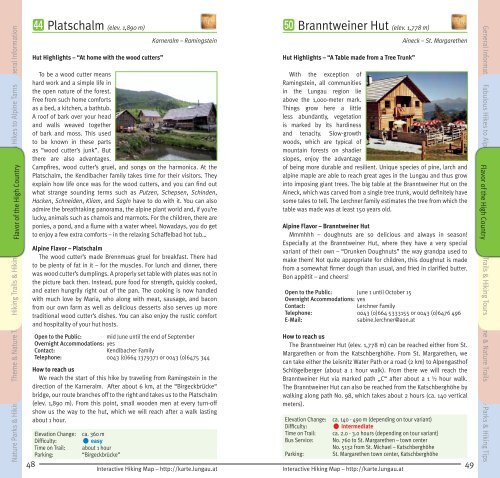 lungau summer in the hills brochure - Blasiwirt