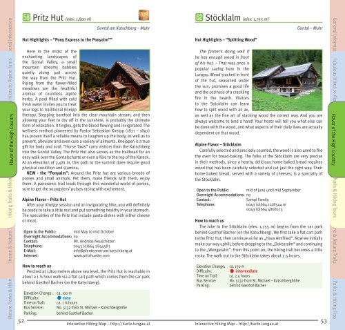 lungau summer in the hills brochure - Blasiwirt