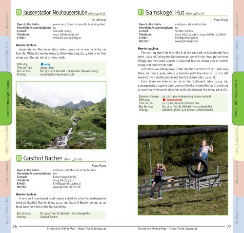 lungau summer in the hills brochure - Blasiwirt