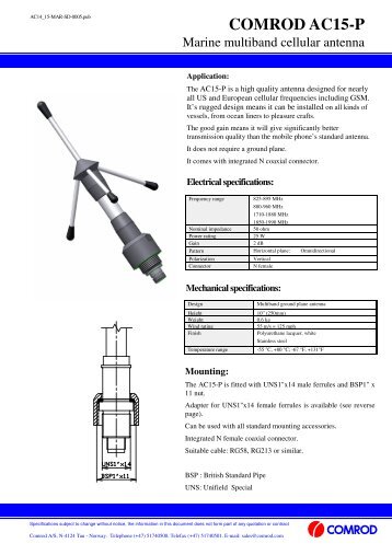 COMROD AC15-P