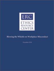 Blowing the Whistle on Workplace Misconduct - Ethics Resource ...
