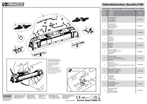 HN 2106 - ARNOLD - Ersatzteile