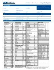 MRI/CT Requisition - CML HealthCare