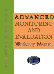 Download Advanced M&E Training Manual - CHRC
