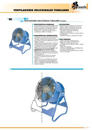 VENTILADORES HELICOIDALES TUBULARES - Servorecambios