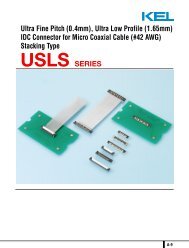 USLS SERIES Ultra Fine Pitch (0.4mm), Ultra Low Profile (1.65mm ...