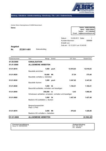 Kalkulation - bauconsulting-ha.de