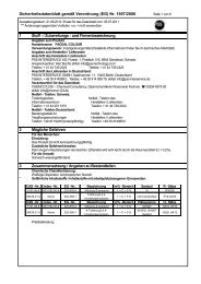 Sicherheitsdatenblatt Faceal Colour - pss-interservice.ch