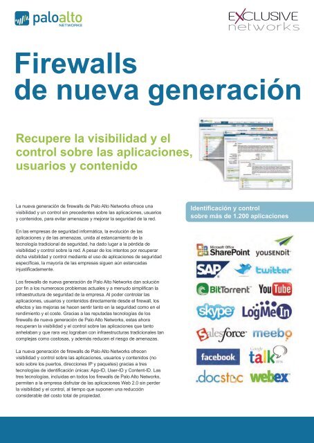 Firewalls de nueva generaciÃ³n - Exclusive Networks