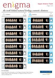 the teeth behind natural looking cosmetic dentures - Enigma ...