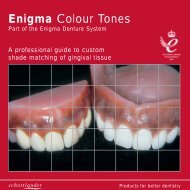 Enigma Colour Tones - Enigma Cosmetic Dentures