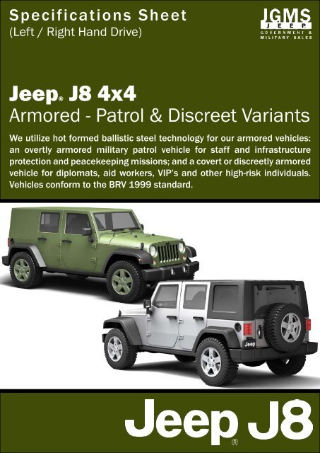 Jeep® J8 4x4 - Jeep J8