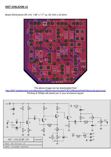 Hot Chilicon v3 - GuitarPCB.com