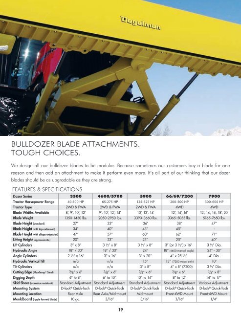 Material Handling Brochure - Degelman