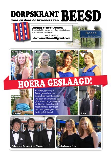 DORPSKRANT BEESD - JAARGANG 3 - NR.6