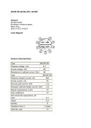 6N30P-DR (6H30n-DP) / 6H30PI General Double triode. Envelope ...