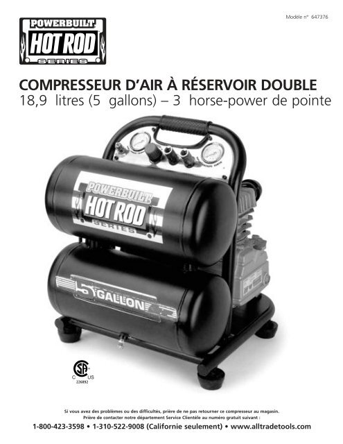 Compresseur d’air sur batterie| Prix discount l OutilPlus