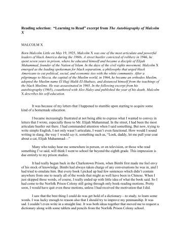 essay by malcolm x Martin luther king vs malcolm x essays the 1950's and 1960's were eras of major discord between black and white races in the united states the ever present and. essay by malcolm x Martin luther king vs malcolm x essays the 1950's and 1960's were eras of major discord between black and white races in the united states the ever present and.