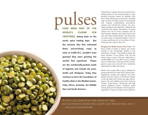 Pulses: The Heart of Healthy Food - Northern Pulse Growers ...