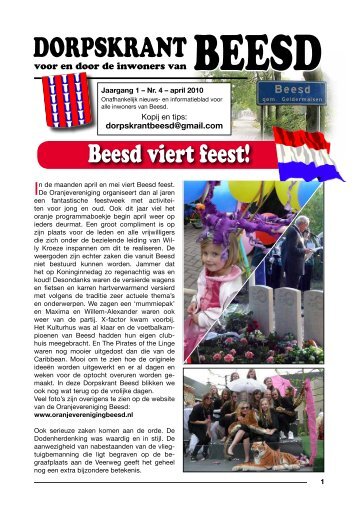 DORPSKRANT BEESD - JAARGANG 1 - NR.5