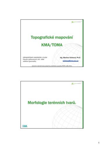 Morfologie terennich tvaru_T.pdf - ZÃ¡padoÄeskÃ¡ univerzita v Plzni