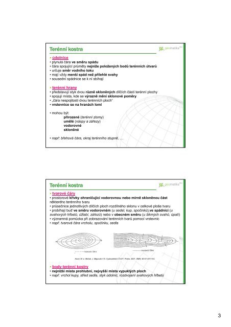 Morfologie terennich tvaru_T.pdf - ZÃ¡padoÄeskÃ¡ univerzita v Plzni