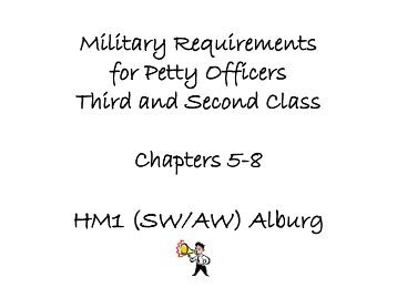 Military Requirements for Petty Officers Third and Second Class ...