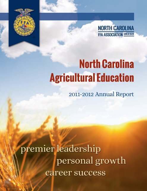 2011-2012 Annual Report - North Carolina Future Farmers of America