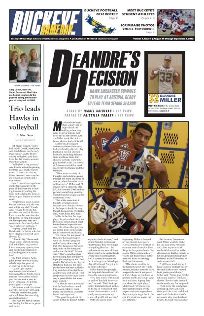 Gameday - Issue 1 - My High School Journalism