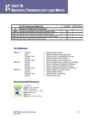 biotechnology terminology quiz - NC FFA