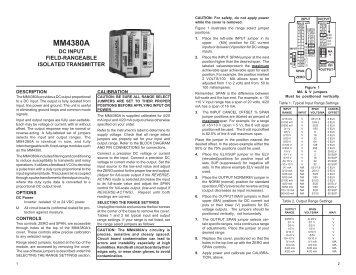 MM4380A - Wilkerson Instrument Co., Inc.