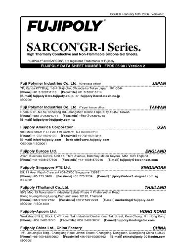 Sarcon® GR-l - Elimec