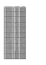 NATO STOCK Number ORD NUMBER P/N IMEAR 2540-00 ... - Elimec