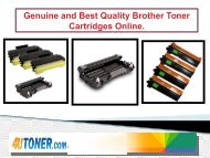 Genuine and Best Quality Brother Toner Cartridges Online.