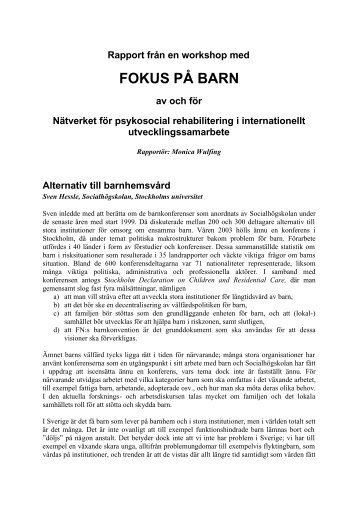 FOKUS PÃ BARN - Uppsala universitet