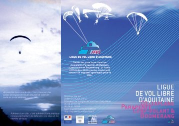 Parapente deltaplane cerf-volant - Ligue Aquitaine Vol Libre - Free