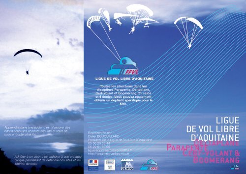 Parapente deltaplane cerf-volant - Ligue Aquitaine Vol Libre - Free