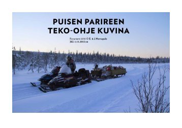 PUISEN PARIREEN TEKO-OhjE KUvINA - Ahma