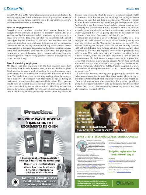 canadian vet - K2 Animal Health Publishing