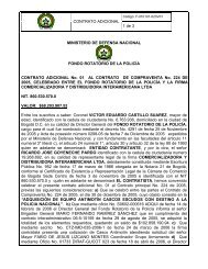 CONTRATO ADICIONAL 1 de 3 MINISTERIO DE DEFENSA ...