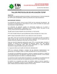 TALLER PROTOCOLOS DE APLICACIÃN TCP/IP