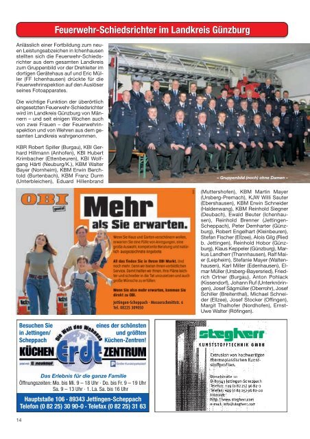 im Landkreis Günzburg - Kreisfeuerwehrverband Günzburg