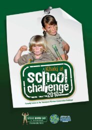 Steve Irwin Day - Khaki it School Challange - PDF - 544Kb - 2pg