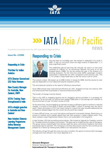 IATA Regional Update - ASPAC newsletter - FAPAA