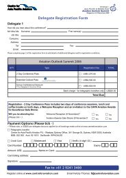 Delegate Registration Form - CAPA