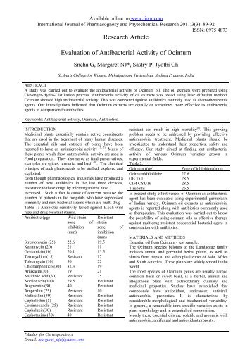 Antibacterial Activity Of Sida Acuta Benefits