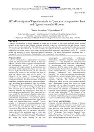 GC-MS Analysis of Phytochemicals in Cyamopsis tetragonoloba ...