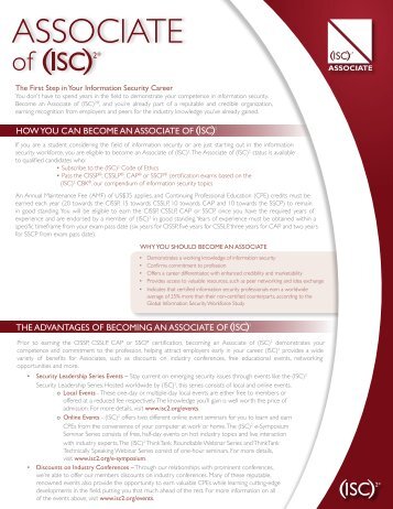 Associate of - ISC