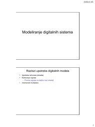 Modeliranje digitalnih sistema 2007